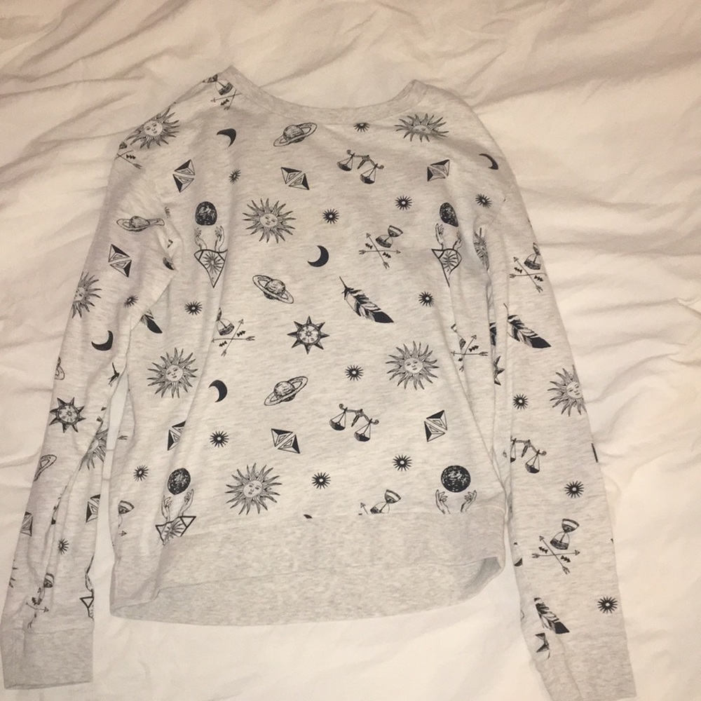 Long Sleeved Grey Tee Shirt